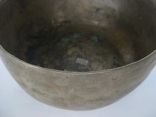 Heither and Yon - Campana tibetana, 18 cm, nota F, chakra del cuore, grande sostegno, molte immagini fornite