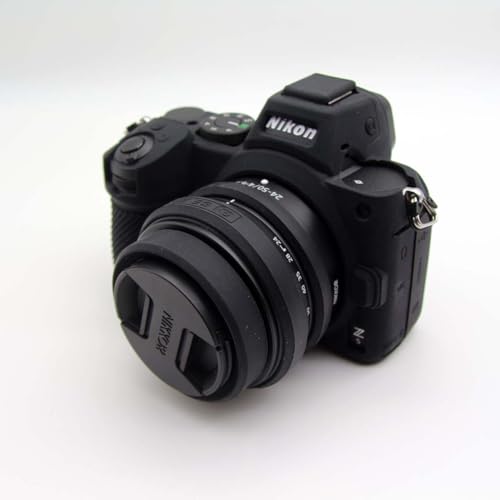 ????? Z6II / Z7II / Z5 / 1200X 用カメラケース、ソフトシリコン保護カバーハウジングラバーボディスキンニコン????? Z6II/Z7II/Z5/1200X デジタル一眼レフカメラバッグブラック (Black)