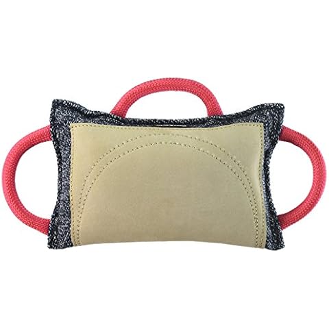 Dean & Tyler Pro Bite Pad French Linen Material with Leather, 13 by 8-1/2-Inch Cover