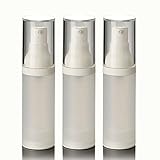 Dealglad 3pcs AS airless Bottle Frosted/Matte Vacuum Pump Bottle Lotion Bottle Used for Travel Refillable Bottles (30ml)