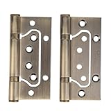 Stainless Steel Construction - This door hinge is made of high-hardness stainless steel, offering exceptional performance against abrasion and a long service life. It withstands daily use without tarnishing or corroding.