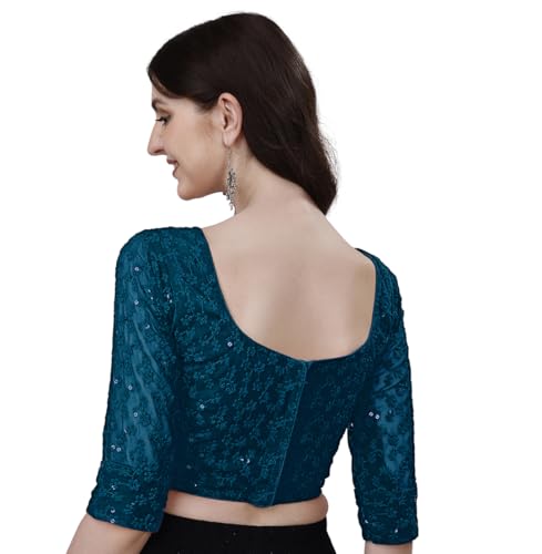 Image of Vihu Fashion Women Georgette Half Sleeve Blouse