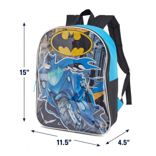 Batman Kids Backpack - School Backpack for Boys by Fast Forward - Used condition - Image 4