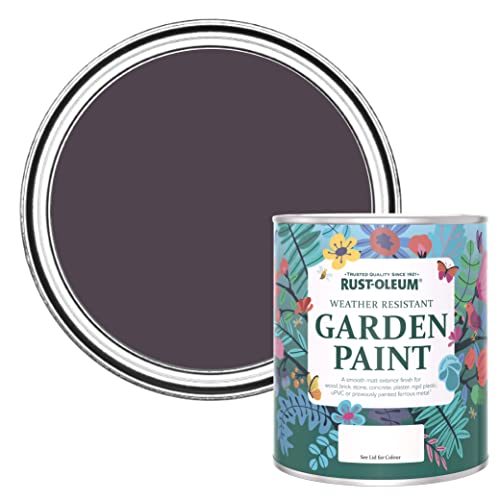Rust-Oleum Dark Purple Mould Resistant Garden Paint in Matt Finish - Grape Soda 750ml
