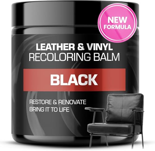 FORTIVO Leather Recoloring Balm, Color Restorer, Scratch Remover, Couch Paint and Repair, Leather...