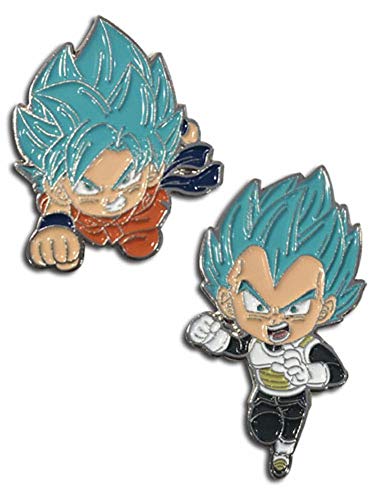 Dragon Ball Super - Ssgss Goku & Ssgss Vegeta Enamel Pins