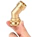 Sanpaint 45 Degree Garden Hose Elbow, Eliminates Stress and Strain On RV Water Intake Hose Fittings, 3/4