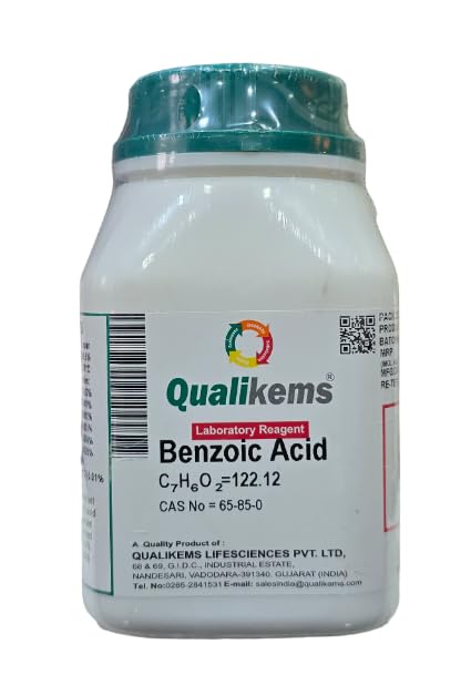 QUALIKEMS Benzoic Acid for Synthesis 500GM CAS NO =65-85-0 (Lab use only) (B0D3XPN9WB) Amazon Price History, Amazon Price Tracker