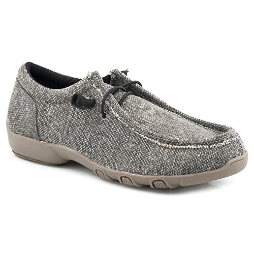 ROPER Mens Chillin Boat Casual Shoes - Grey2