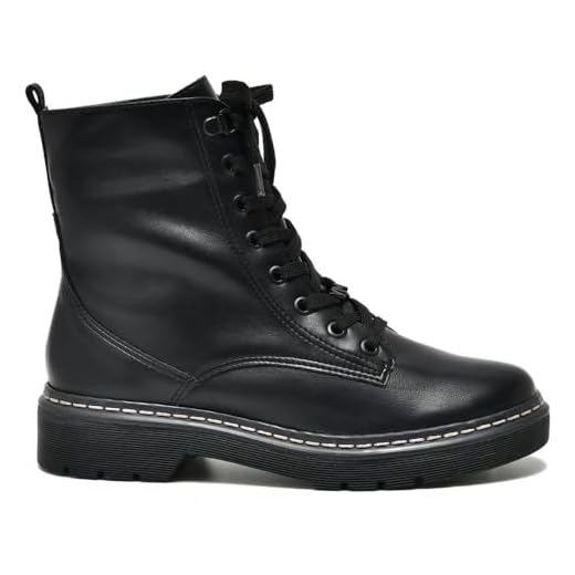 Bota Coturno Feminino Preto Via Marte 089-001-01