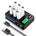 NEEWER BASICS 3Pcs NP-BX1 Replacement Batteries with USB Triple Charger, 1090mAh Camera Backup Power Supply Compatible with Sony ZV1 ZV-1 II Cybershot RX100 RX100II RX100M II HDR-AS15 HDR-AS30