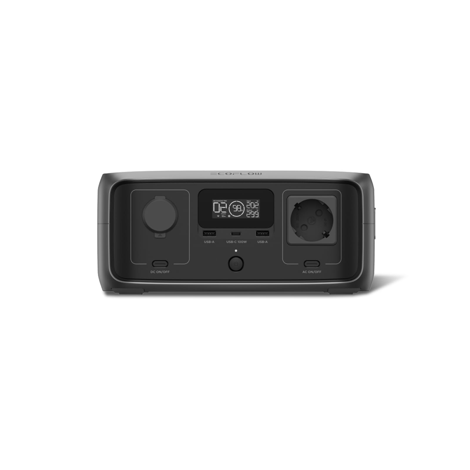Estación de energía portátil EF EcoFlow River 3 10ms SAI (Reacondicionado) | Batería LFP 245 Wh, 600 W Salida, sólo pequeños Defectos en el Embalaje, el Producto está Completamente sin Usar
