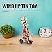 Duck On Tin Toy Delicate Clockwork Vintage Tinplate Duck Riding a Tricycle Toy for Adult Collections Charming Decorative Ornament