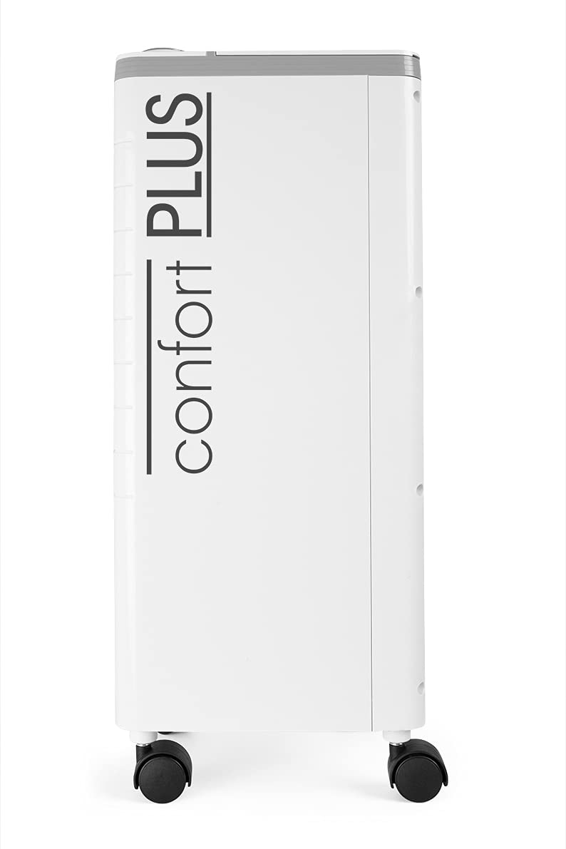 Orbegozo AIR 35 - Climatizador Evaporativo 3 en 1, 3 Velocidades, Aspas Orientables, Depósito de 3 L, Silencioso, Filtro Lavable, 60 W, Blanco
