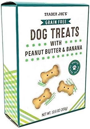 Trader Joe'sGrain Free Dog Treats with Peanut Butter & Banana NET WT 10.6 OZ (300g)