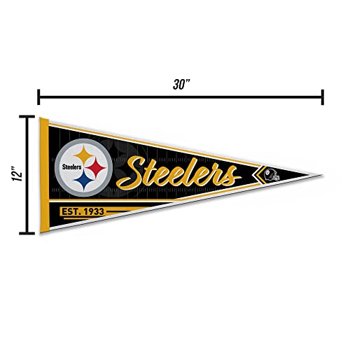 Image of Rico Industries NFL Football Classic 12 inch x 30 inch Felt Wall Decor Pennant - Great for Home /Bed Room /Man Cave Decor