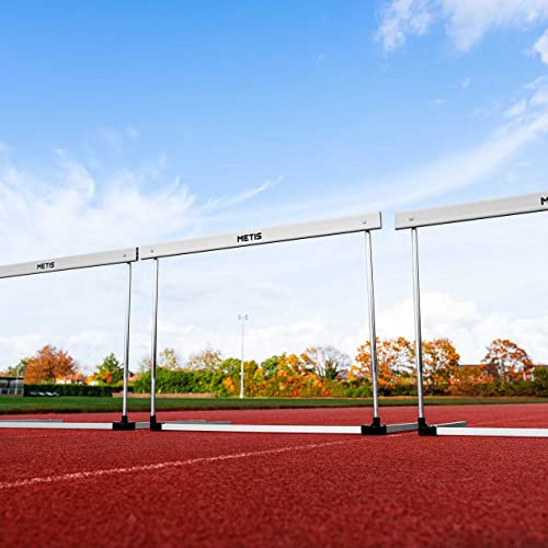 Metis Alloy Hurdles [Junior/Senior] - Adjustable Track And Field Equipment | Packs Of 1, 5 Or 10 (Pack Of 5, Senior) #TOP6