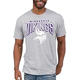 Junk Food Clothing x NFL - Minnesota Vikings - Bold Logo - Unisex Adult Short Sleeve Fan T-Shirt for Men and Women - Size Large