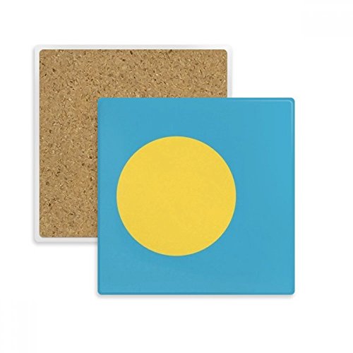 Drapeau National Océanie Coaster Tasse Palau Absorbent - 2