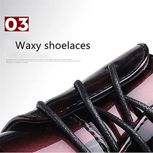 Men's Prince Classic Modern Formal Oxfords Wingtip Lace Up Dress Shoes Business Lace-up Plain Toe Leather Brogue4