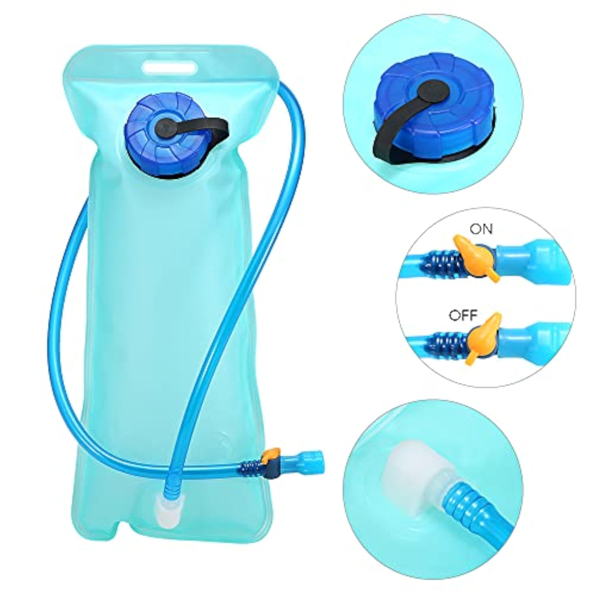 Foldable Cycling Backpack Lightweight Hydration Pack with 2L Bladder