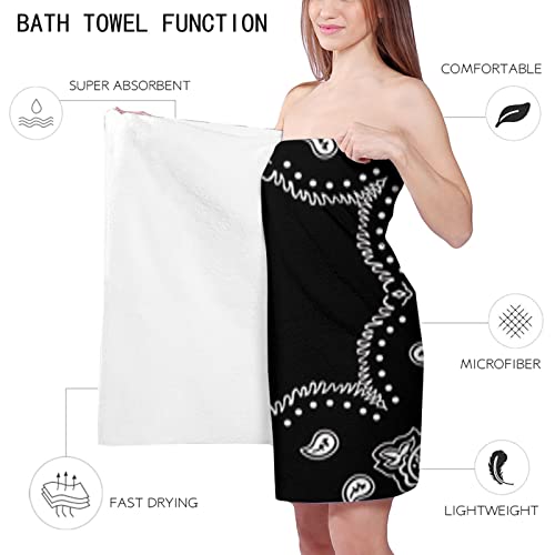 Serviette de bain microfibre compacte pour le sport et la piscine