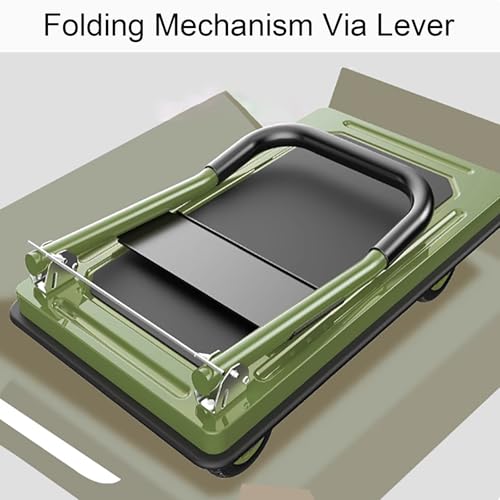 Carretilla plegable con ruedas 360° para uso diverso miniatura 6