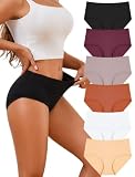 FINETOO 6-Pack Ribbed Briefs