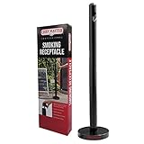 Chef Master 90026 Ash Receptacle, Cigarette Butt Outdoor Receptacle, Push Button for Easier Emptying...