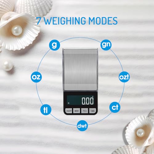 Image of Atom Electronic Pocket Digital Scale 300gms x 0.01gms | Digital Jewellery Scale | Atom A 109 Pocket Scale.