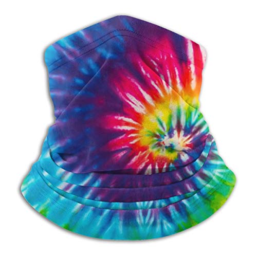 Colorful Tie Dye Men and Women Super Soft and Stretchy Neck Gaiter Warmer