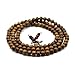 Zen Dear Unisex Natural Wenge Mala Prayer Beads Necklace Bracelet Meditation Buddhist Rosary Mala Beads