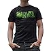 Marvel Logo Hulk Avengers Super Hero Adult Men's Graphic Tee T-Shirt Apparel (Black, Large)