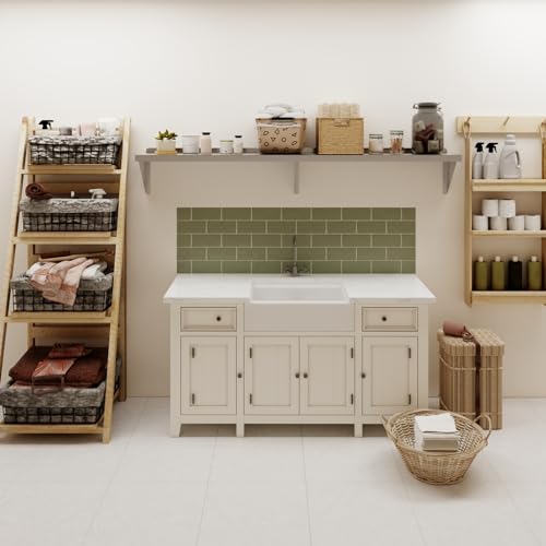 Image of AmGood 12 inch x 72 inch Stainless Steel Wall Shelf | Appliance & Equipment Metal Shelving | Kitchen, Restaurant, Garage, Laundry, Utility Room | Heavy Duty | Squared Edge | NSF Certified