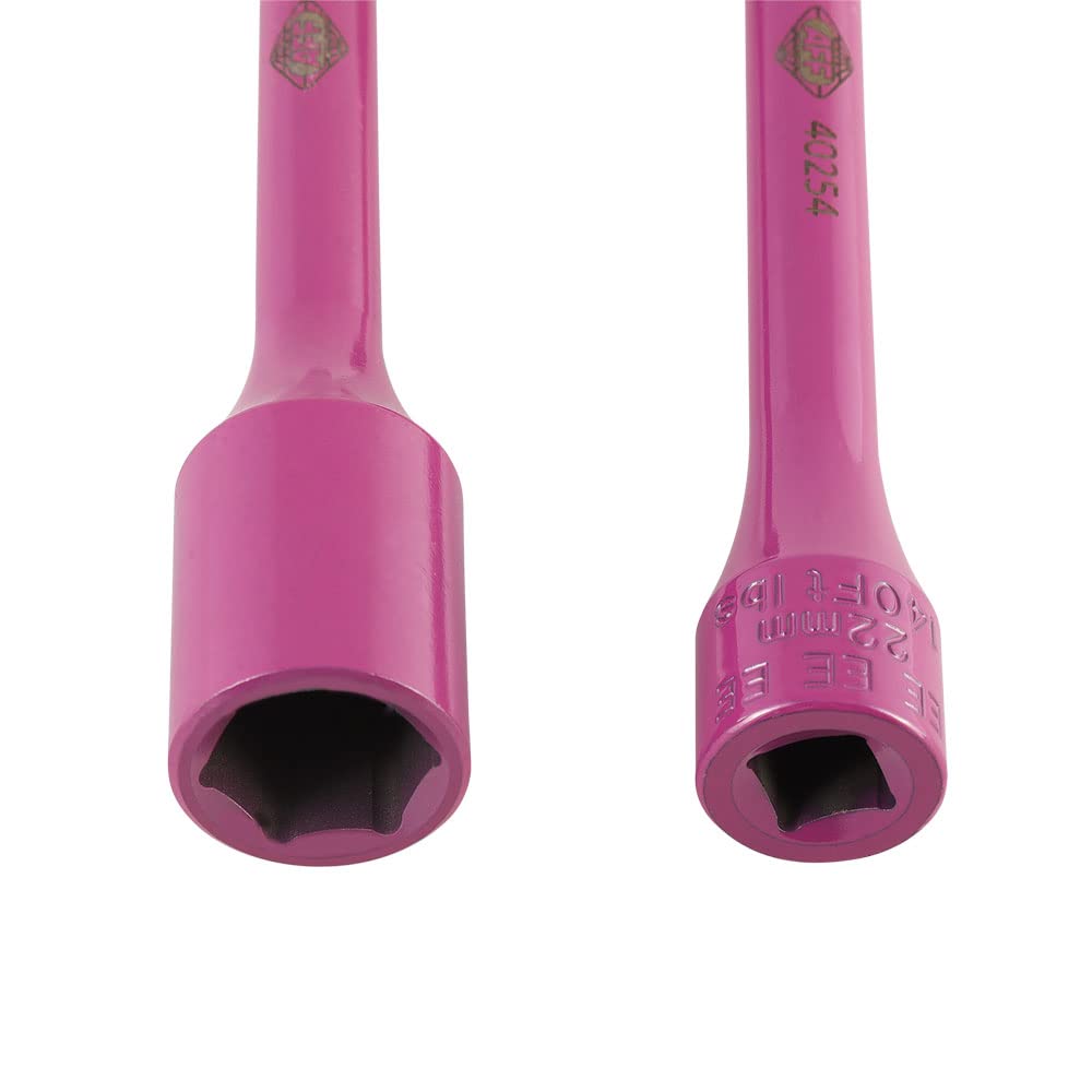 AFF Torque Limited Socket, 1/2" Drive, 22mm, 140 ft/lbs, Safety Purple, 40254