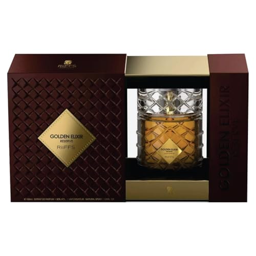 Sapphire's Choice Golden Elixir Reserve Parfum | Golden Elixir Reserve Spray pour homme et femme 100 ml | Dattes, Oud et Musc | Golden Elixir Reserve pour...