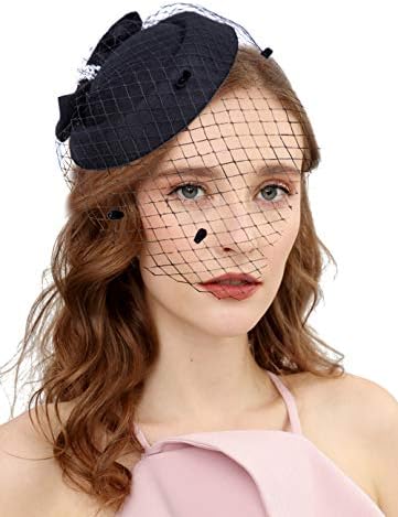 Fascinators Hats 20s 50s Hat Pillbox 