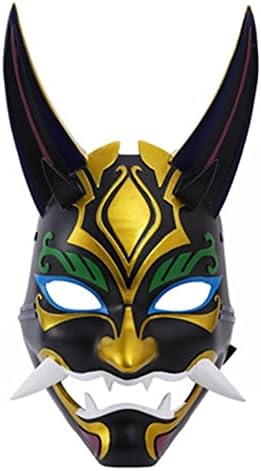 Game Genshin Impact XIAO PVC Mask for Christmas Halloween Party Cosplay Props