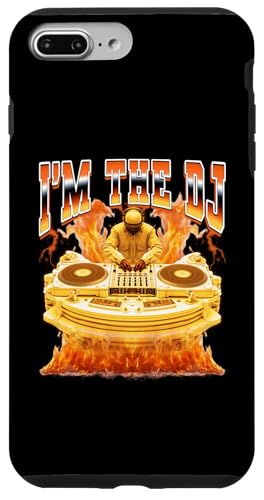 I'm the DJ Discjockey Disc jockey Giradischi 90s Bootleg Custodia per iPhone 7 Plus/8 Plus