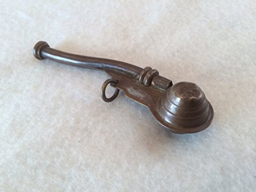 Shaheera Nautical Antique Finish Brass Boatswain Whistle-Bosun Call Pipe- Old Vintage Style