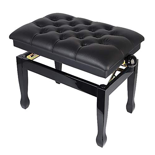 TEmkin Tabouret de Piano, Banc de Piano réglable en Hauteur, Tabouret de Piano rembourré en Cuir de Luxe, Tabouret de Clavier sans Dossier en Cuir, capacité de Charge jusqu’à 200 kg - Les Beatles, Paul McCartney, John Lennon, RIngo Starr, George Harrison TEmkin Tabouret de Piano, Banc de Piano réglable en Hauteur, Tabouret de Piano rembourré en Cuir de Luxe, Tabouret de Clavier sans Dossier en Cuir, capacité de Charge jusqu'à 200 kg