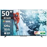 Philips 127 cm (50 inches) 8100 Series 4K Ultra HD Smart QLED Google TV 50PQT8100/94 Amazon Deal