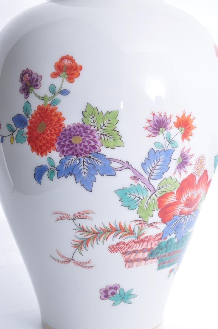 ☆Meissen マイセン シノワズリ 柿右衛門写し 25cm プレート 共ケース付 鉢 美品