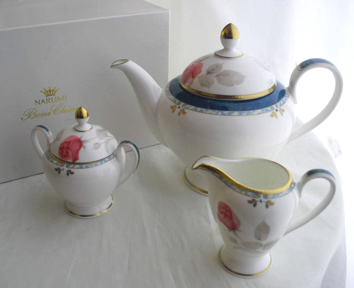 ナルミNARUMIティポット&シュガーポットNARUMI ナルミ シルキー 