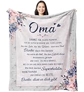 Juratar Muttertagsgeschenk für Oma, Omas Geschenk Geburtstagsgeschenk, Personalisierte Superweic...
