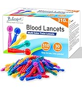 Pro Comfort Lancets for Diabetes Testing [310 Count] 30 Gauge Diabetic Lancets for Blood Glucose ...