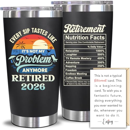 NewEleven Retirement Gifts For Men 2026 - Coworker Leaving, Goodbye Gift, Farewell Gifts For Coworkers, Friends, Dad, Grandpa - Retirement Gift For Men From Friend, Family, Colleague - Whiskey Glass