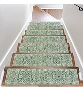 OJIA Extra Non-Slip Stair Treads for Wooden Steps, 30"X8" Indoor Stair Runners Slip Resistant Sta...