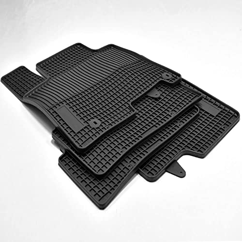 Fits 2018-2023 Chevrolet Equinox Floor Mats Front & 2nd Row Seat Liner Set 3D Custom Fit All-Weather Full Set Liners, Black