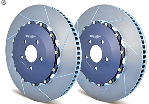 Girodisc 2-piece floating slotted Front Rotors for C7 Corvette Z06 (Steel)